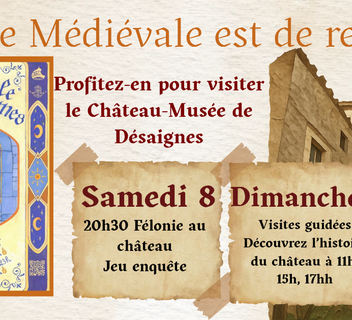 Photo Medieval Activities at the Désaignes Castle Museum