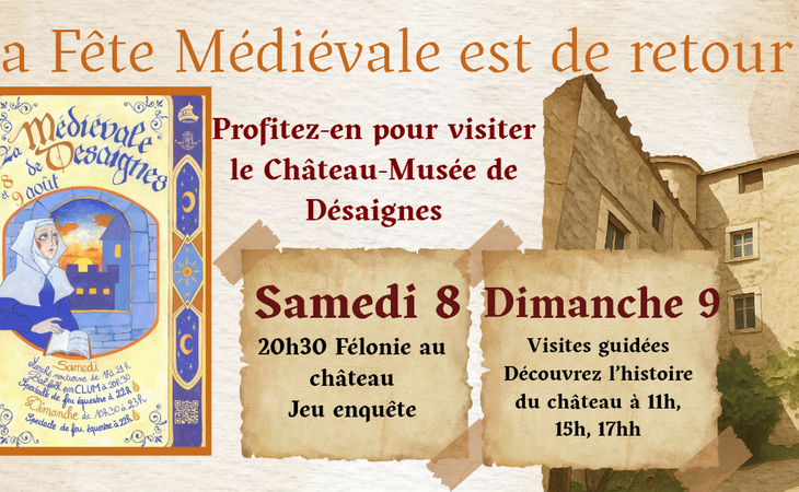 Photo Medieval Activities at the Désaignes Castle Museum