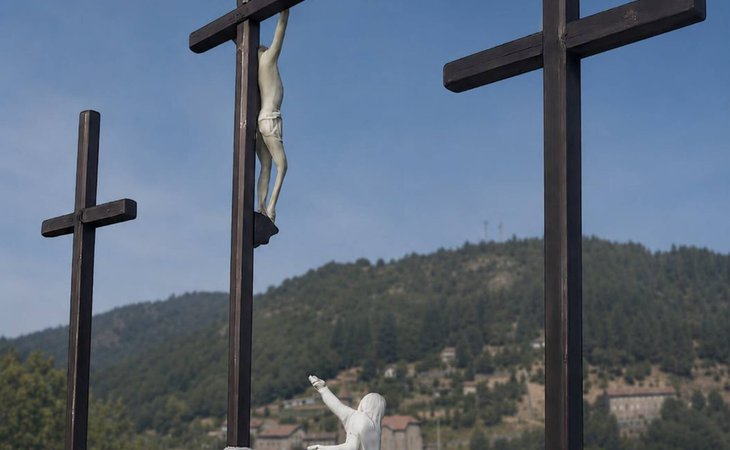 Photo Bénédiction du calvaire de Rochepaule