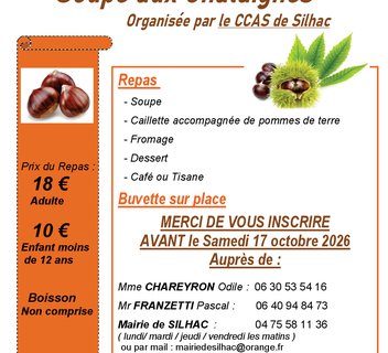 Photo Repas ouvert à tous (soupe aux châtaignes)