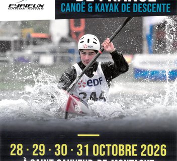 Photo Championnat de France de canoë et kayak de descente