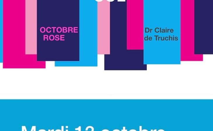 Photo Octobre rose - Conférence "Prévention et traitements des cancers du sein et du col"