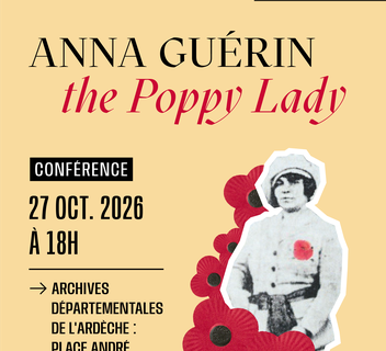 Photo Conférence "Anna Guérin, the Poppy Lady"