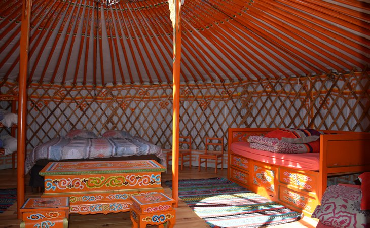 Photo Yurt of the equestrian centre