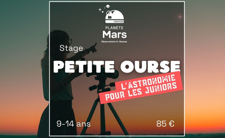 Photo Stage Petite Ourse : l'astronomie pour les juniors