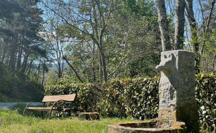 Photo The protective fountains of the city of Lamastre