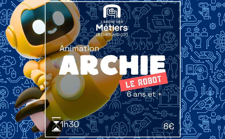 Photo Archie le robot