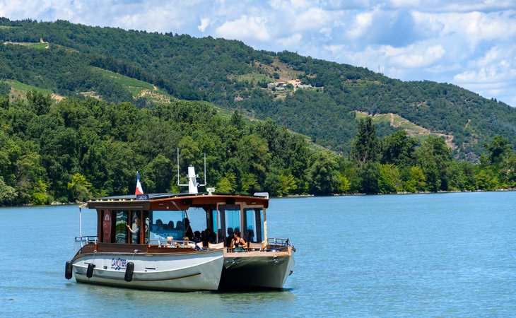 Photo A vélo, bateau, train vapeur- Itinérance sur les vallées du Rhône et de l'Eyrieux
