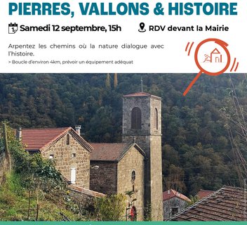 Photo Visite-découverte "Beauvène : pierres, vallons et histoire"