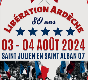 Photo 80 ans de la libération de l'Ardèche