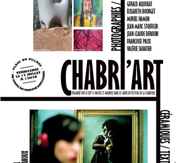 Photo Exposition collective "Chabri'Art" (peintures, photographies, poteries et créations textiles)