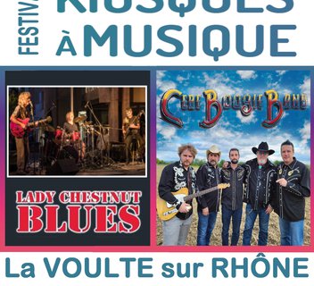 Photo Festival des Kiosques à Musique : concert de Lady Chesnut Blues / The Céré Boogie Band