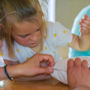 Atelier "fabrication d'un coussin"