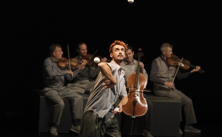 Photo Spectacle : Nos matins intérieurs / Collectif Petit travers et Quatuor Debussy