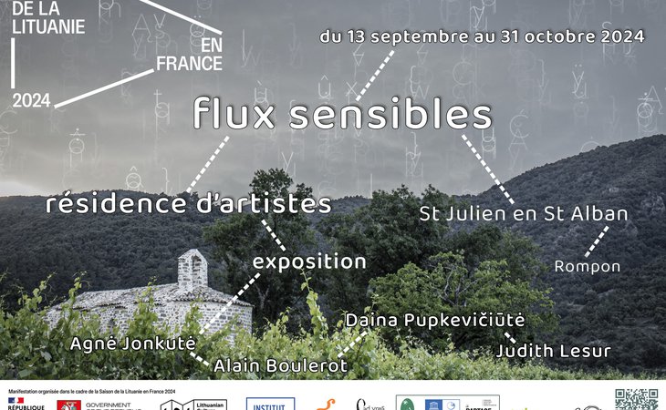 Photo Flux sensibles - Saison de la Lituanie en France - Week-end de fin de résidence artistique : Visite de l'exposition en présence des artistes