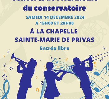 Photo Concert de l'Harmonie du consevatoire CAPCA