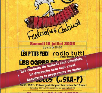 Photo SOLD OUT : Festival de la Chabriole #48 - Soirée-concerts du Festival de la Chabriole